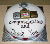 The Celebration Cake - courtesy of Charlotte Nelson