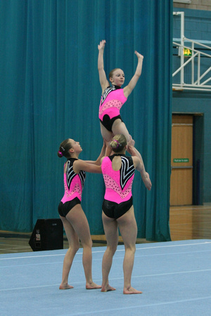 Becca Cossie and Sophie. 11-16 WG. The Final - Dynamic Routine - and the Bronze medal winning performance