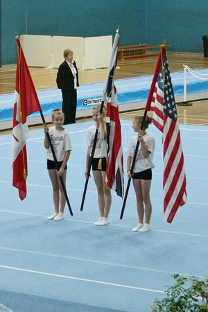 Flags of the competing Nations