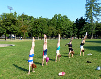 Al fresco Handstand Competition